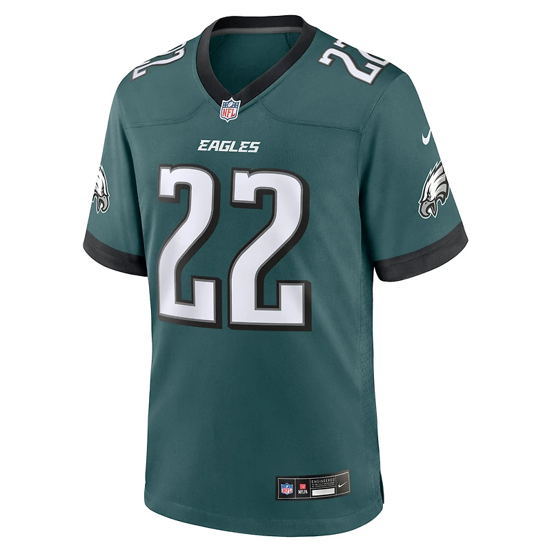 Men's Nike Mac McWilliams Midnight Green Philadelphia Eagles Team Game Jersey