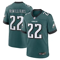 Men's Nike Mac McWilliams Midnight Green Philadelphia Eagles Team Game Jersey