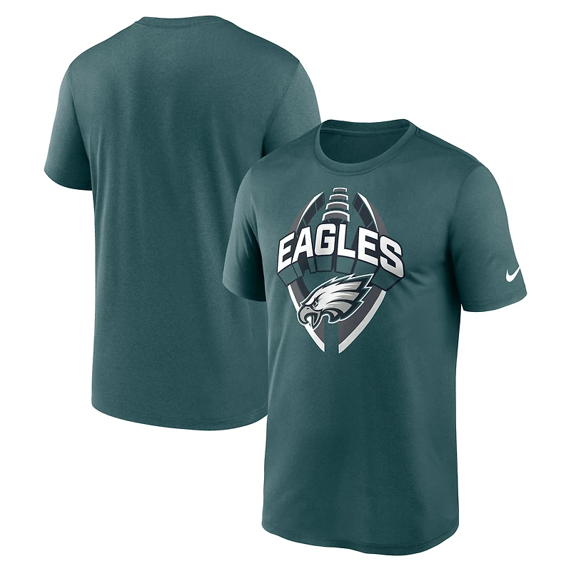 Men's Nike Midnight Green Philadelphia Eagles Big & Tall Primetime Legend Icon Performance T-Shirt