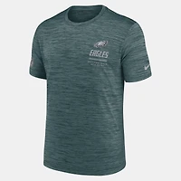 Men's Nike Midnight Green Philadelphia Eagles Big & Tall Sideline Velocity Dri-FIT T-Shirt