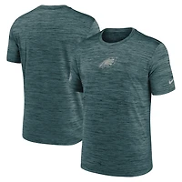 T-shirt Nike Performance Velocity pour homme, vert nuit, taille grande, Philadelphia Eagles