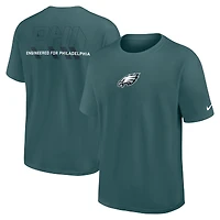 T-shirt Nike Essential Max90 pour homme, vert nuit, des Philadelphia Eagles, Dominate The Game