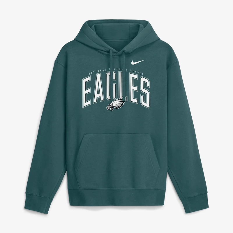 Men's Nike Midnight Green Philadelphia Eagles Expect Victory Club Fleece Pullover Hoodie