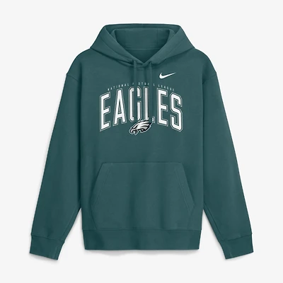 Men's Nike Midnight Green Philadelphia Eagles Expect Victory Club Fleece Pullover Hoodie