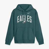 Men's Nike Midnight Green Philadelphia Eagles Expect Victory Club Fleece Pullover Hoodie