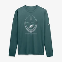 Men's Nike Midnight Green Philadelphia Eagles Legend Icon Dri-FIT Long Sleeve T-Shirt
