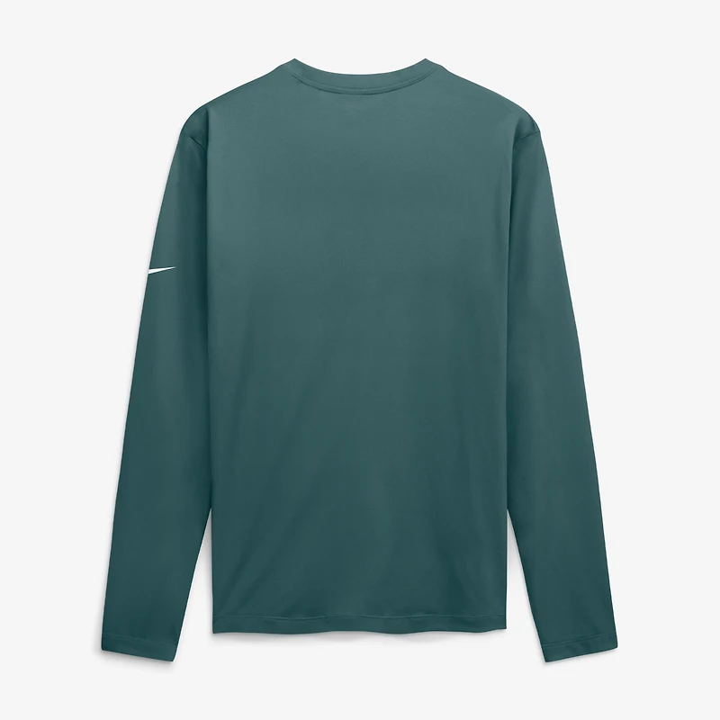 Men's Nike Midnight Green Philadelphia Eagles Legend Icon Dri-FIT Long Sleeve T-Shirt