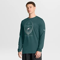 Men's Nike Midnight Green Philadelphia Eagles Legend Icon Dri-FIT Long Sleeve T-Shirt