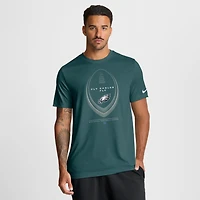 T-shirt Nike Dri-FIT vert nuit pour homme, Philadelphia Eagles Legend Icon