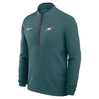 Men's Nike Midnight Green Philadelphia Eagles Lightweight Victory Dri-FIT Half-Zip Pullover