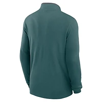 Men's Nike Midnight Green Philadelphia Eagles Lightweight Victory Dri-FIT Half-Zip Pullover
