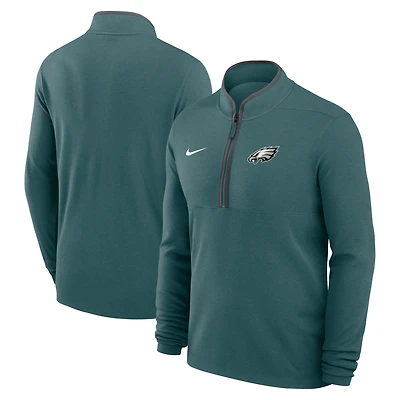 Men's Nike Midnight Green Philadelphia Eagles Lightweight Victory Dri-FIT Half-Zip Pullover