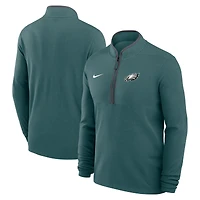 Men's Nike Midnight Green Philadelphia Eagles Lightweight Victory Dri-FIT Half-Zip Pullover