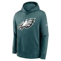 Sweat à capuche Nike vert nuit avec logo du club Philadelphia Eagles Primetime pour homme
