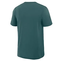 T-shirt Nike Dri-FIT Primetime vert nuit des Philadelphia Eagles pour homme