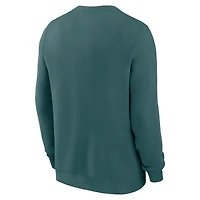 Sweat-shirt en molleton Nike Primetime Club pour homme, vert nuit, des Philadelphia Eagles
