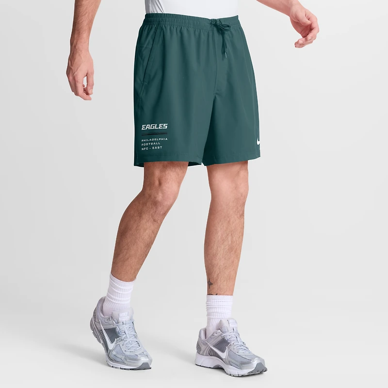 Men's Nike Midnight Green Philadelphia Eagles Primetime Dri-FIT Woven Shorts