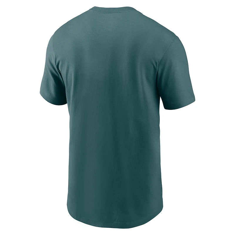T-shirt Nike Primetime Local Essential vert nuit pour homme des Philadelphia Eagles