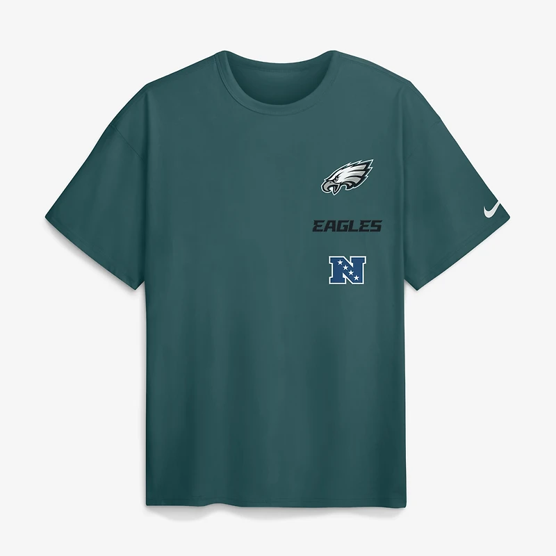 T-shirt Nike Sand Philadelphia Eagles Rewind Max90 pour homme