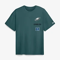 T-shirt Nike Sand Philadelphia Eagles Rewind Max90 pour homme