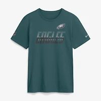 Men's Nike Platinum Philadelphia Eagles Sideline Dri-FIT T-Shirt