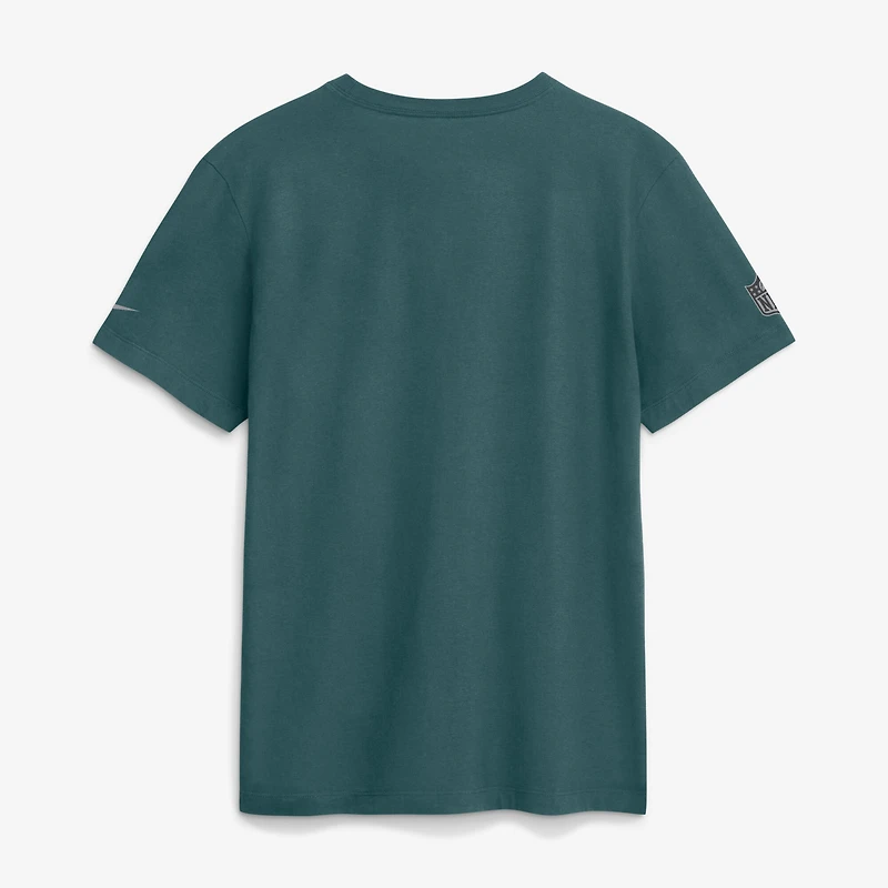 Men's Nike Platinum Philadelphia Eagles Sideline Dri-FIT T-Shirt