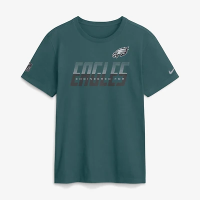 Men's Nike Platinum Philadelphia Eagles Sideline Dri-FIT T-Shirt