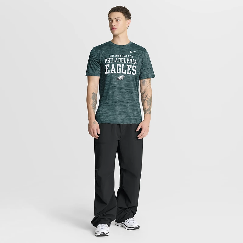 Men's Nike Midnight Green Philadelphia Eagles Velocity Dri-FIT T-Shirt