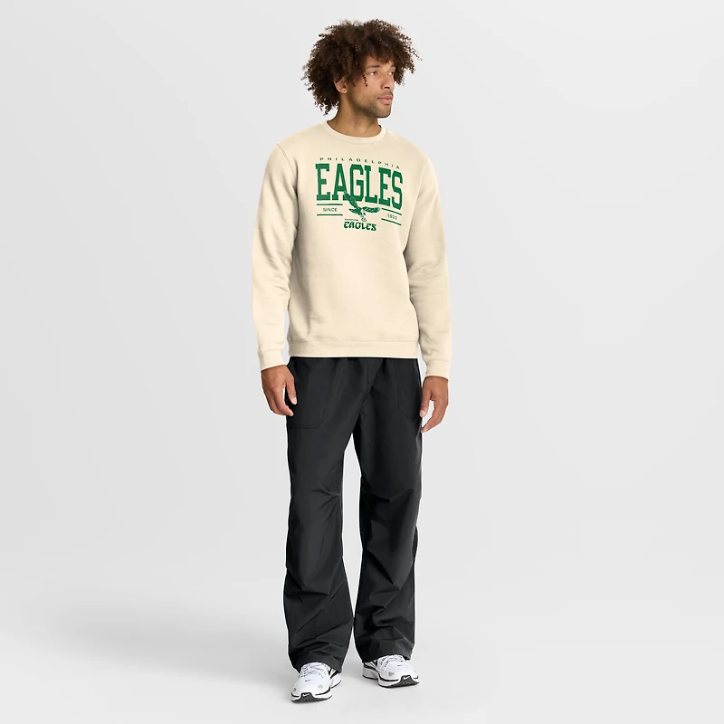 Men's Nike Natural Philadelphia Eagles Always Reppin' Club Sweatshirt