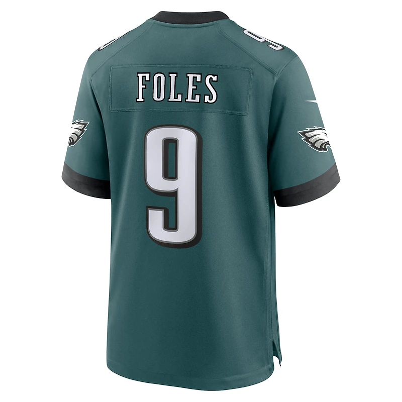 Men's Nike Nick Foles Midnight Green Philadelphia Eagles Team Retired Player Game Jersey