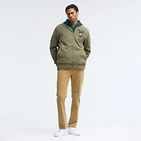 Men's Nike Olive Philadelphia Eagles 2025 Salute to Service Sideline Full-Zip Bomber Jacket