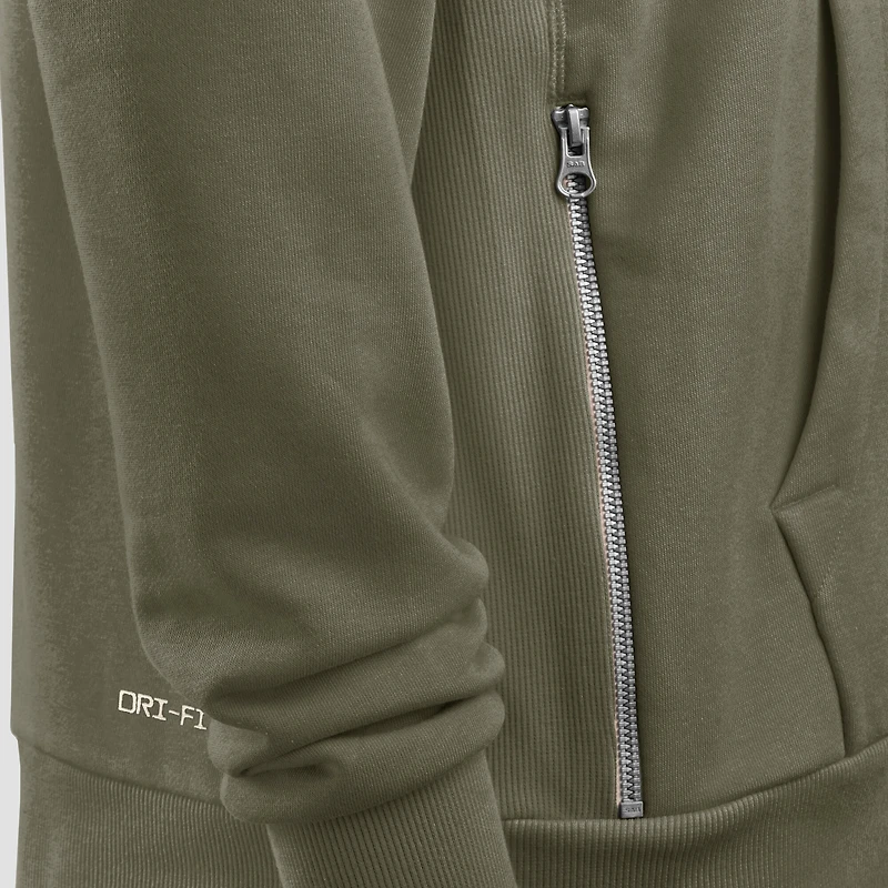 Men's Nike Olive Philadelphia Eagles 2025 Salute to Service Sideline Standard Issue Dri-FIT Hoodie