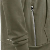 Men's Nike Olive Philadelphia Eagles 2025 Salute to Service Sideline Standard Issue Dri-FIT Hoodie