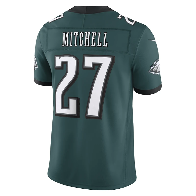 Men's Nike Quinyon Mitchell Midnight Green Philadelphia Eagles Vapor F.U.S.E. Stitched Limited Jersey