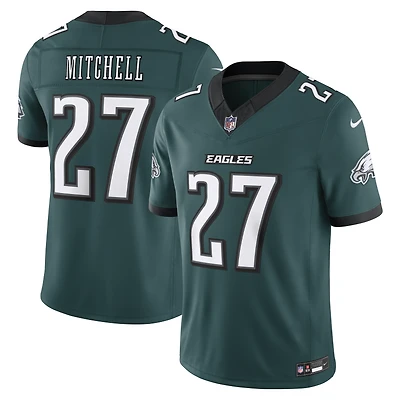 Men's Nike Quinyon Mitchell Midnight Green Philadelphia Eagles Vapor F.U.S.E. Stitched Limited Jersey