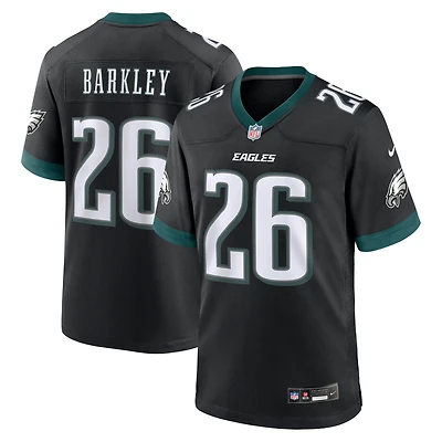 Men's Nike Saquon Barkley Black Philadelphia Eagles Alternate Game Jersey