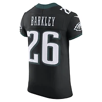 Maillot Nike Saquon Barkley noir pour homme des Philadelphia Eagles Alternate Vapor F.U.S.E. Elite