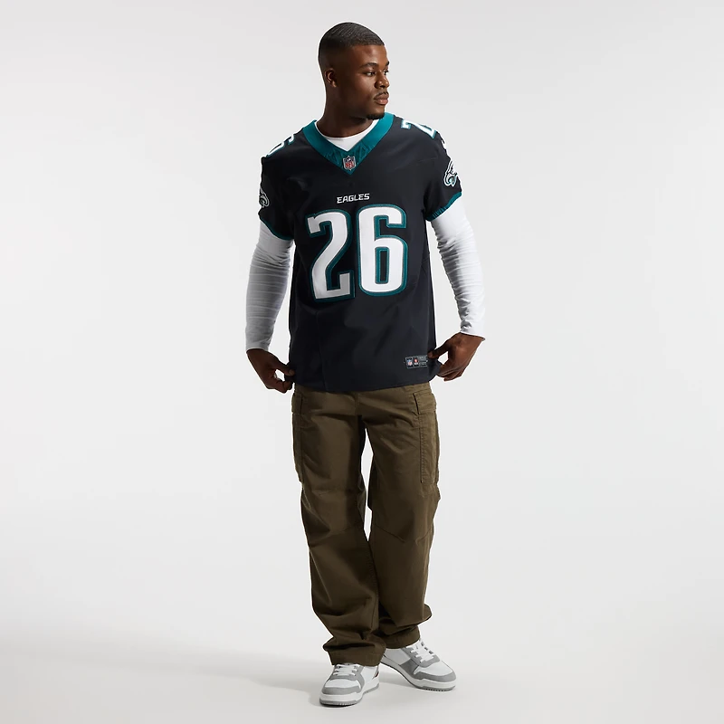 Men's Nike Saquon Barkley Kelly Green Philadelphia Eagles Alternate  Vapor F.U.S.E. Elite Jersey