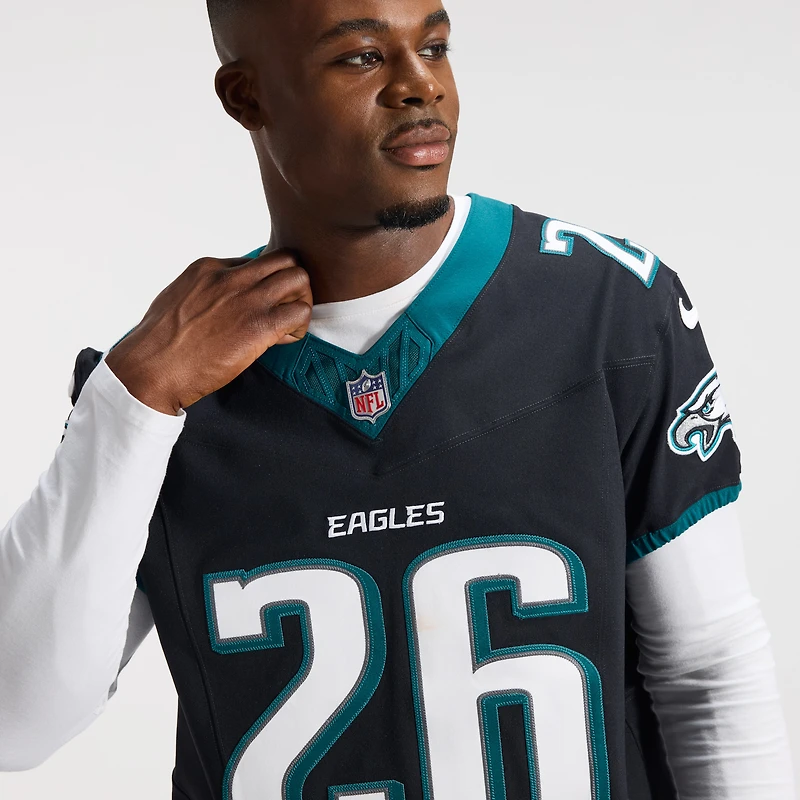 Men's Nike Saquon Barkley Kelly Green Philadelphia Eagles Alternate  Vapor F.U.S.E. Elite Jersey
