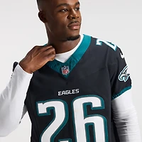 Men's Nike Saquon Barkley Kelly Green Philadelphia Eagles Alternate  Vapor F.U.S.E. Elite Jersey