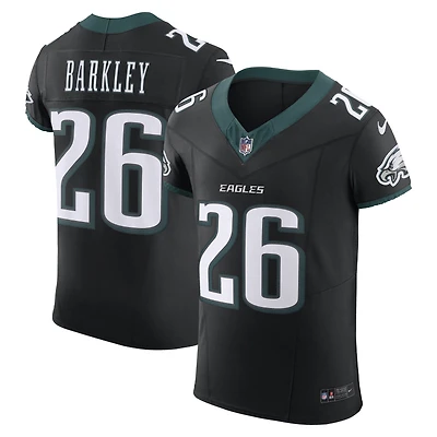 Men's Nike Saquon Barkley Kelly Green Philadelphia Eagles Alternate Vapor F.U.S.E. Elite Jersey