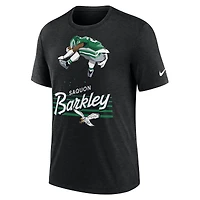 Men's Nike Saquon Barkley Heather Black Philadelphia Eagles Player Graphic T-Shirt