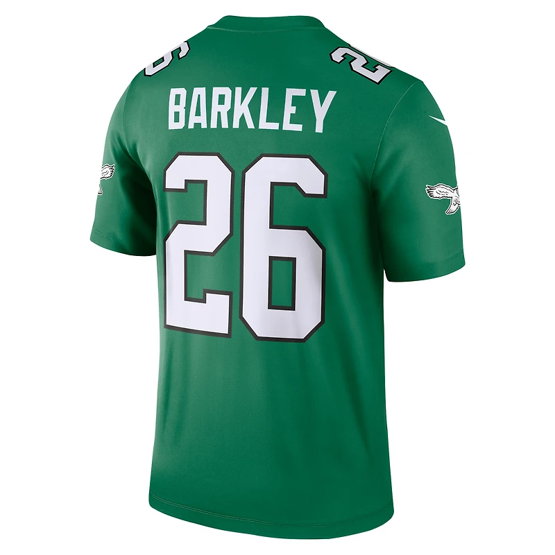 Men's Nike Saquon Barkley Kelly Green Philadelphia Eagles Legend Player Performance Top
