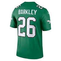 Men's Nike Saquon Barkley Kelly Green Philadelphia Eagles Legend Player Performance Top