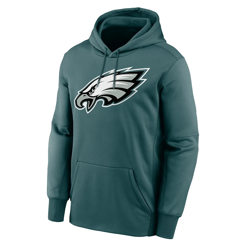 Men's Nike Saquon Barkley Midnight Green Philadelphia Eagles Player Name & Number Therma Hoodie
