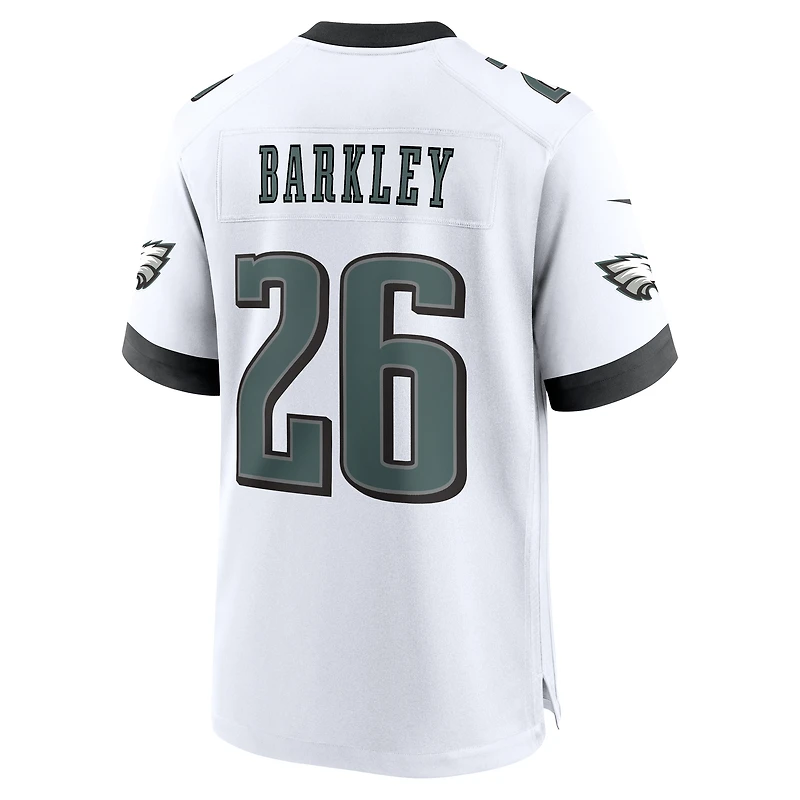 Men's Nike Saquon Barkley  White Philadelphia Eagles Game Jersey