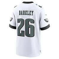 Men's Nike Saquon Barkley  White Philadelphia Eagles Game Jersey