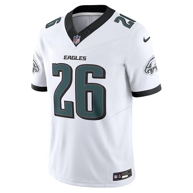 Men's Nike Saquon Barkley White Philadelphia Eagles  Vapor F.U.S.E. Limited Jersey