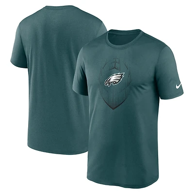 Men's  Nike Teal Philadelphia Eagles Big & Tall Blitz Legend Icon T-Shirt