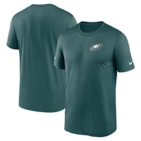 Men's Nike Teal Philadelphia Eagles Sideline Legend Small Logo Dri-FIT T-Shirt